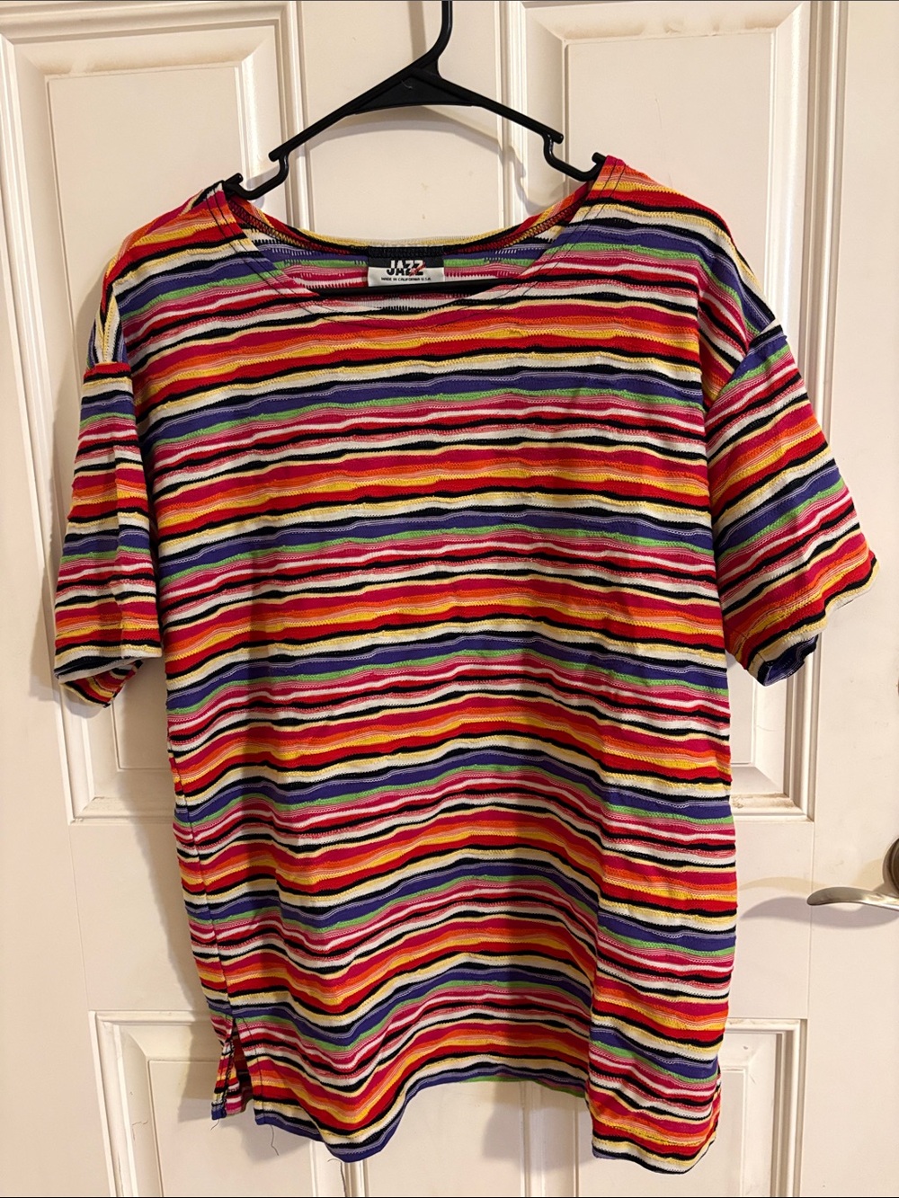 Vintage Jazz Sport Multicolor Striped Tee